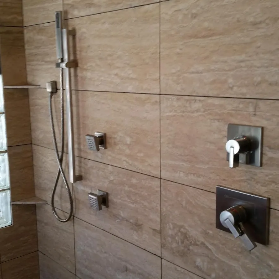 Shower fixture installation for Water Heater Replacement in Granbury